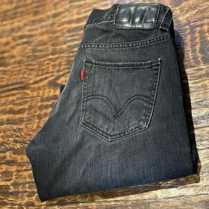 LEVIS 511 black skinny jeans